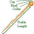 [Parts of a hairstick]
