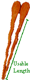 [Example of a paddle hairstick]